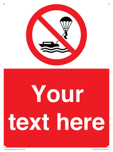 Custom No parasailing